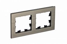 Рамка 2-м ATLASDESIGN Nature металл латунь Systeme Electric ATN312202 (1/2)