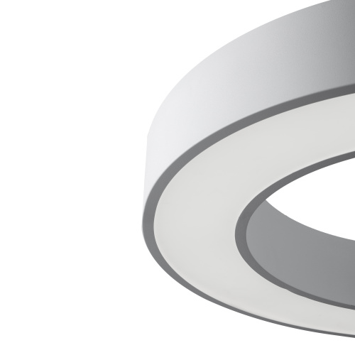 Светильник светодиодный Geometria ЭРА Ring SPO-133-W-40K-045 45Вт 4000К 3200Лм IP40 600*600*80 белый подвесной (1/5) (Б0050562) фото 4