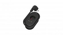 Сетевой фильтр RITMIX RM-211C Black, 1 розетка, USB-C+USB-A, 16А, 3680Вт, кабель медный 2м, портативный, с заземлением (1/20) (80004138)