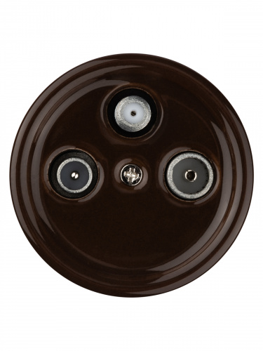 Розетка TDM TV+R+ SAT проходная коричневая «Болонь» (1/72) (SQ1820-0458) фото 5 Розетка TDM TV+R+ SAT проходная коричневая «Болонь» (1/72) (SQ1820-0458) фото 5
