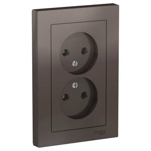 Розетка 2-м С/У ATLASDESIGN 16А IP20 без заземл. в сборе мокко Systeme Electric ATN000620 (1/6/36) Розетка 2-м С/У ATLASDESIGN 16А IP20 без заземл. в сборе мокко Systeme Electric ATN000620 (1/6/36)