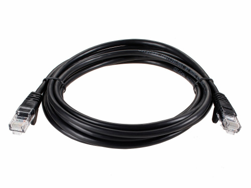 Патч-корд литой iOpen  UTP кат.5е 3м черный <ANP511_3M_BK> (1/75)