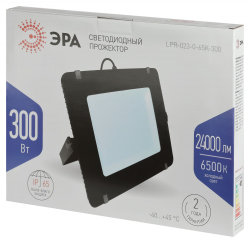 Прожектор светодиодный ЭРА LPR-023-0-65K-300 300Вт 6500К 24000Лм IP65 (1/2) (Б0050955) фото 5