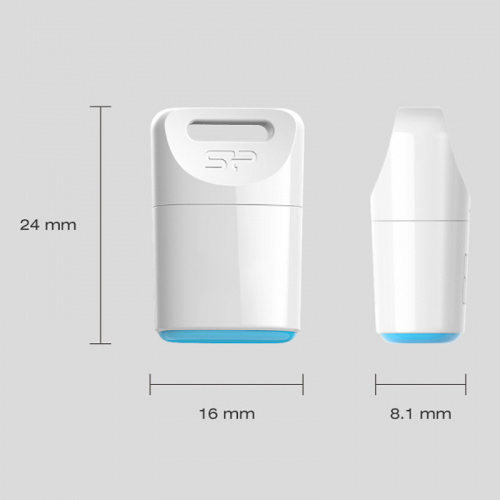 Флеш-накопитель USB  16GB  Silicon Power  Touch T06  белый (SP016GBUF2T06V1W) фото 4