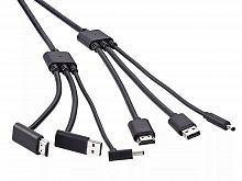 Кабель VR 3в1 (HDMI + USB +DC3.5) для HTC VIVE, HDMI 4K@30Hz 5 м, VCOM <CU415-5M> (1/40) (CU415-5.0)