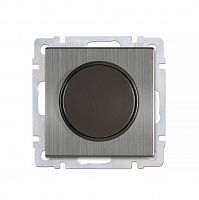 Светорегулятор SMARTBUY скрытая установка, (диммер) 600W 220В серый никель "Нептун" (SBE-05gn-2.5-D-0)