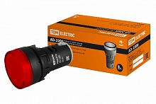 Лампа AD-22DS(LED)матрица d22мм красный 24В AC/DC TDM (SQ0702-0006)