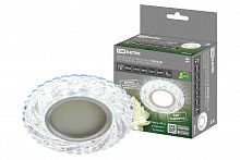 Светильник светодиодный TDM встраиваемый СВ 03-08 MR16 50Вт G5.3 подсветка 3 Вт зеркальный/хром (1/10/100) (SQ0359-0136)