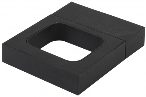 Светильник светодиодный ЭРА WL2 BK декоративный накладной настенный 6Вт IP 20 черный поворотный (20/720) (Б0034596)