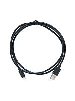 Кабель USB2.0 Am --> micro-B 5P, 1.0м , черный VCOM <VUS6945-1M> (1/160)