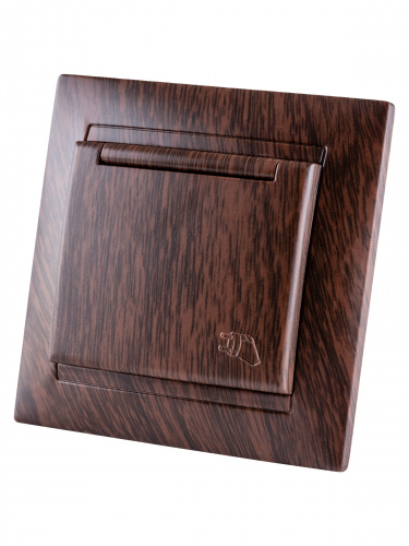 Розетка 2П+З 16А 250В IP44 с крышкой венге , с/у, "Лама" (10/120) TDM (SQ1815-0426) фото 6 Розетка 2П+З 16А 250В IP44 с крышкой венге , с/у, "Лама" (10/120) TDM (SQ1815-0426) фото 6