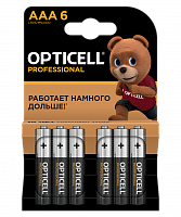Элемент питания OPTICELL PROFESSIONAL LR03 BL6 (6/72) (5052004)