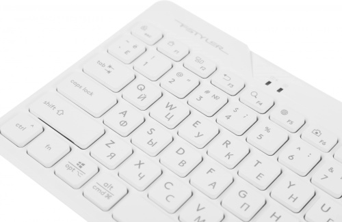 Клавиатура беспроводная A4TECH Fstyler FBK27C AS белый USB BT/Radio slim Multimedia (FBK27C AS (White))(1/20) фото 2