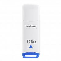 Флеш-накопитель USB  128GB  Smart Buy  Easy   белый (SB128GBEW)