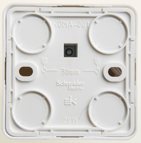 Розетка компьютерная 1-м О/У ЭТЮД RJ45 кат.5E бел. Systeme Electric KOMA-001B (1/17/136)