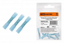 Гильза ГСИ-Т 2,5 под опрессовку в термоусаживаемой манжете (100шт) TDM (1/3/60) (SQ0589-0203)