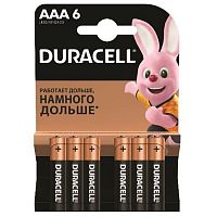 Элемент питания DURACELL  LR03  BL6 BASIC  (6/60/33840) (Б0014858)