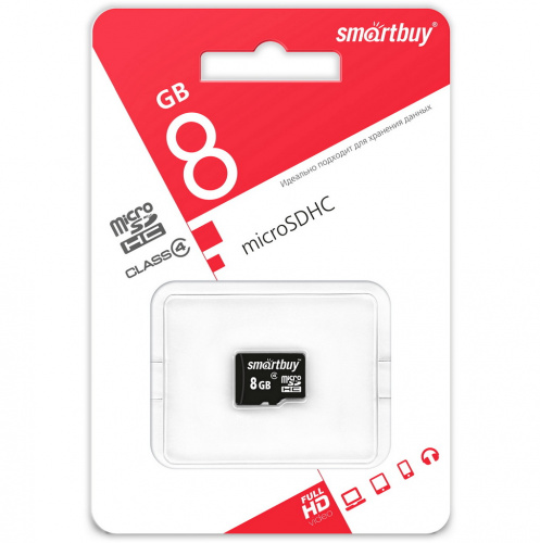 Карта памяти MicroSD 8GB Smart Buy Class 4 без адаптера (SB8GBSDCL4-00) Карта памяти MicroSD 8GB Smart Buy Class 4 без адаптера (SB8GBSDCL4-00)