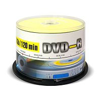 Диск DVD-R Mirex Brand 16X 4,7GB Cake box 50 (50/300) (UL130003A1B)
