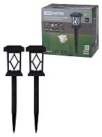 Набор Светильников TDM СП "Торо" на солнечных батареях, пластик, 10х44 cм, 2 шт, (1/12) (SQ0330-0107)