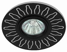 Светильник ЭРА DK LD31 BK декор cо светодиодной подсветкой MR16 220V max 11W черный (Б0036499)
