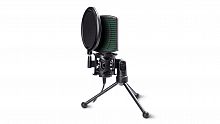 Настольный микрофон RITMIX RDM-126 PRO Black-Green, конденсаторный, всенаправленный, 1,8 м (1/30) (80004692)