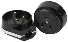 Соединитель электрический INTRO 2P+E (1/СЭ.РВШ32-001), 32А-250В, ОУ, карболит (1/6/36/1080) 9-802-06 (Б0050373)