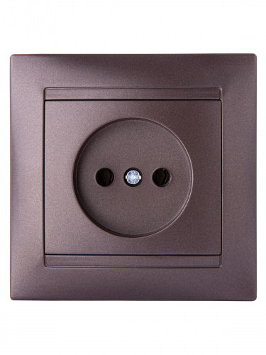 Розетка 2П 10А 250В шоколад , с/у, "Лама" (10/120) TDM (SQ1815-0522) фото 4 Розетка 2П 10А 250В шоколад , с/у, "Лама" (10/120) TDM (SQ1815-0522) фото 4