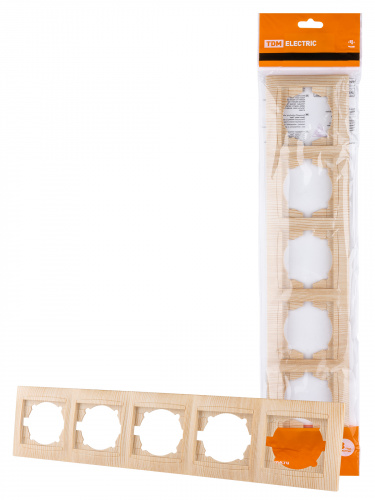 Рамка 5-ти постовая горизонтальная сосна , с/у, "Лама" (10/120) TDM (SQ1815-0337) Рамка 5-ти постовая горизонтальная сосна , с/у, "Лама" (10/120) TDM (SQ1815-0337)