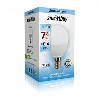 Лампа светодиодная SMARTBUY P45 7Вт 220V 4000K E14 (глоб, нейтральный свет) (10/100) (SBL-P45-07-40K-E14)