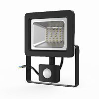 Прожектор светодиодный GAUSS Elementary-S 30W 2100lm 6500К 175-265V IP65 черный с датчиком движения (1/20) (628511330)