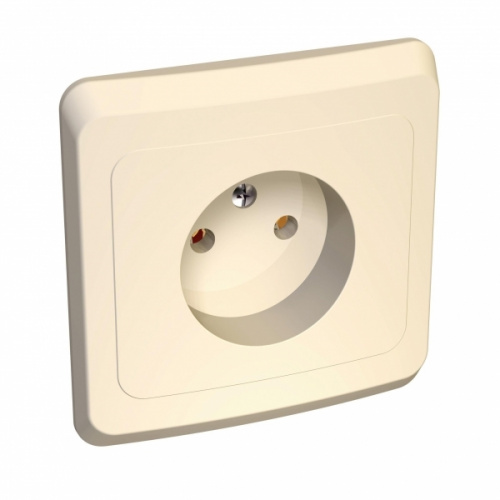 Розетка 1-м С/У ЭТЮД 16А IP20 250В без заземл. без защ. шторок крем. Systeme Electric PC16-001K (1/20/120) Розетка 1-м С/У ЭТЮД 16А IP20 250В без заземл. без защ. шторок крем. Systeme Electric PC16-001K (1/20/120)