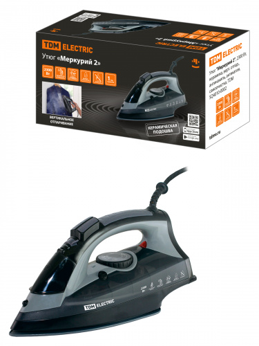 Утюг TDM "Меркурий 2", 2300 Вт, керамика, верт. отпар., антинакипь, антикапля, самоочистка, (1/10) (SQ4010-0002) Утюг TDM "Меркурий 2", 2300 Вт, керамика, верт. отпар., антинакипь, антикапля, самоочистка, (1/10) (SQ4010-0002)