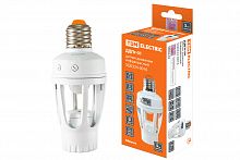 Датчик движения TDM инфракрасный в патрон ДДПт-01 60Вт, 10-300с, 6м, 3+Лк, 120(сбоку)+360(сверху)гр IP20, (1/50) (SQ0324-0016)