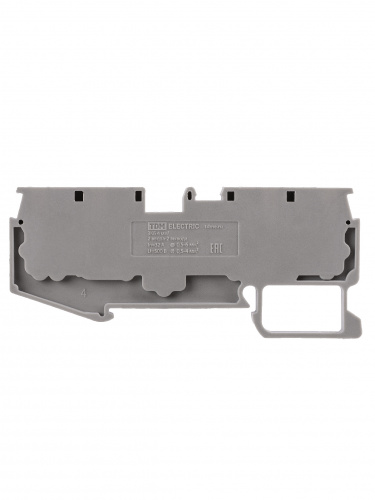 Зажим клеммный безвинтовой ЗКБ быстрого зажима 4 вывода 4 мм2 32А серый (Ph-C PT 4-QUATTRO) TDM (10/300) (SQ0822-0169) фото 5