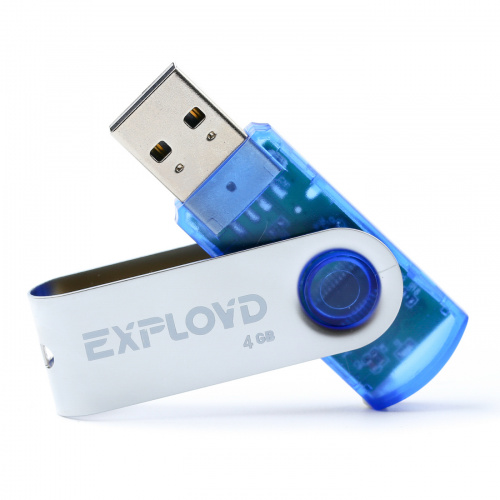 Флеш-накопитель USB 4GB Exployd 530 синий (EX004GB530-Bl) Флеш-накопитель USB 4GB Exployd 530 синий (EX004GB530-Bl)