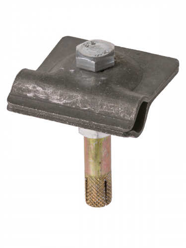 Держатель с анкером 30х30х55 мм для прута Ø6-10 мм, термодиффузия TDM (1/50) (SQ2402-3130) Держатель с анкером 30х30х55 мм для прута Ø6-10 мм, термодиффузия TDM (1/50) (SQ2402-3130)