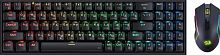 Комплект проводной игровой Клавиатура + Мышь REDRAGON S136 RU, BT/24G, RGB, чёрный (1/20) (72158)