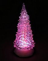 Светодиодная фигурка КОСМОС 144 "елка", с подставкой, работает от батареек, 12см. (1/144) (KOCNL-EL144)