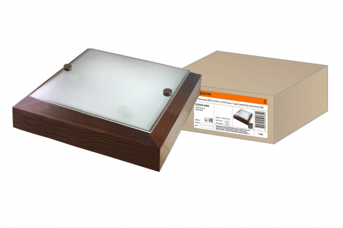 Светильник TDM НПБ 02-2х40-121 УХЛ4 "Киото-1" венге 2х40 Вт IP20 (270х270х75) (1/1) (SQ0303-0406)