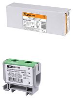 Клемма вводная силовая КВС 6-50 кв.мм. зеленая TDM (1/480) (SQ0833-0114)