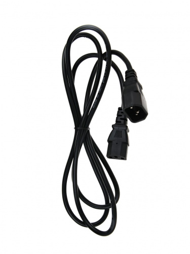 Кабель UPS - устройство 220V (IEC-320-C13/C14) <VDE>3G0,75mm2, 1,8m,медь,Telecom <TE001-CU0.75-1.8M> (1/60) фото 2