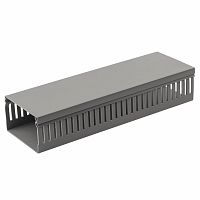 Кабель канал ЭРА KK-80-60-PERF перфорированный 80х60 серый 16м (1/8)