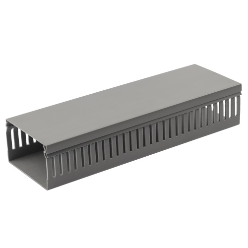 Кабель канал ЭРА KK-80-60-PERF перфорированный 80х60 серый 16м (1/8)