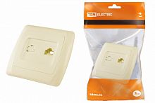 Розетка скрытая установка, компьютерная RJ45 сл. кость "Онега" TDM (SQ1805-0051)