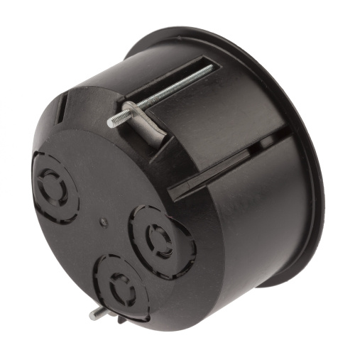 Коробка установочная ЭРА KUP-73-45-m-black для полых стен саморезы металлические лапки черная IP20 (1/160) фото 3