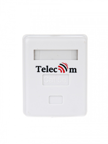 Розетка внешняя RJ-45 (UTP) 5E кат. (1/500) (TC-SB-1-8P8C-C5E-WH) фото 2 Розетка внешняя RJ-45 (UTP) 5E кат. (1/500) (TC-SB-1-8P8C-C5E-WH) фото 2