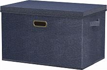Короб для хранения DEFENDER HOME Tesoro синий, 44*29*30 см (1/10) (28522)