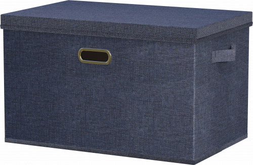 Короб для хранения DEFENDER HOME Tesoro синий, 44*29*30 см (1/10) (28522)
