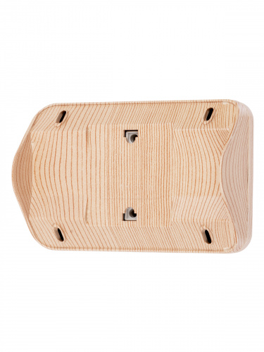 Розетка TDM угловая двойная 2П открытой установки с з/ш IP20 250В 10А сосна "Ладога" (6/72) (SQ1801-0442) фото 3